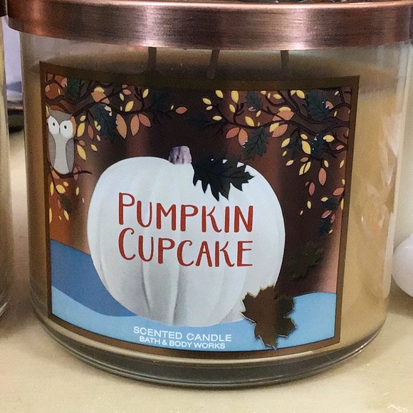 π bbw Pumpkin cupcake candle